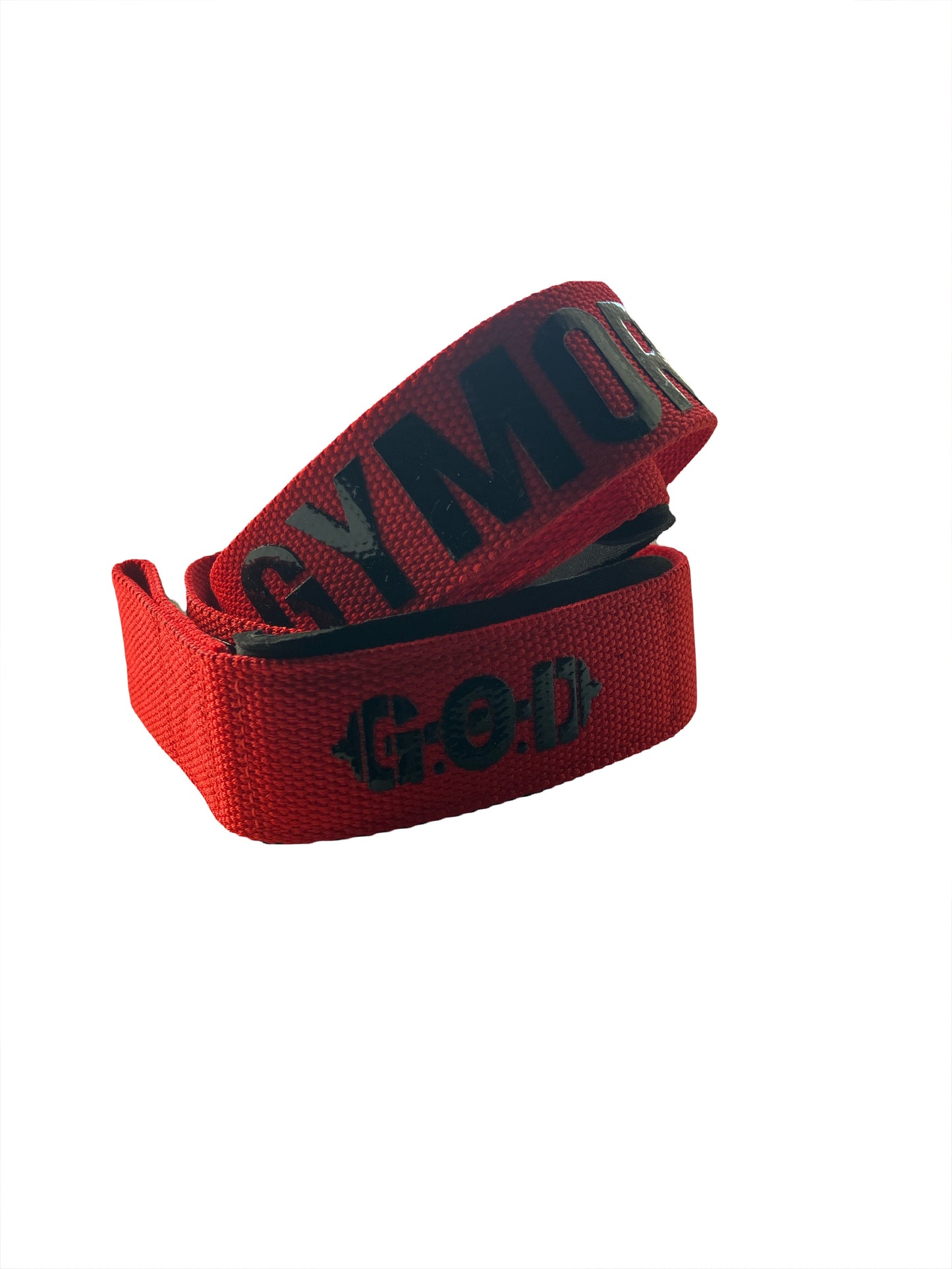 Lifting straps + silicone grip + wrist padding + Black + Red + Carry bag