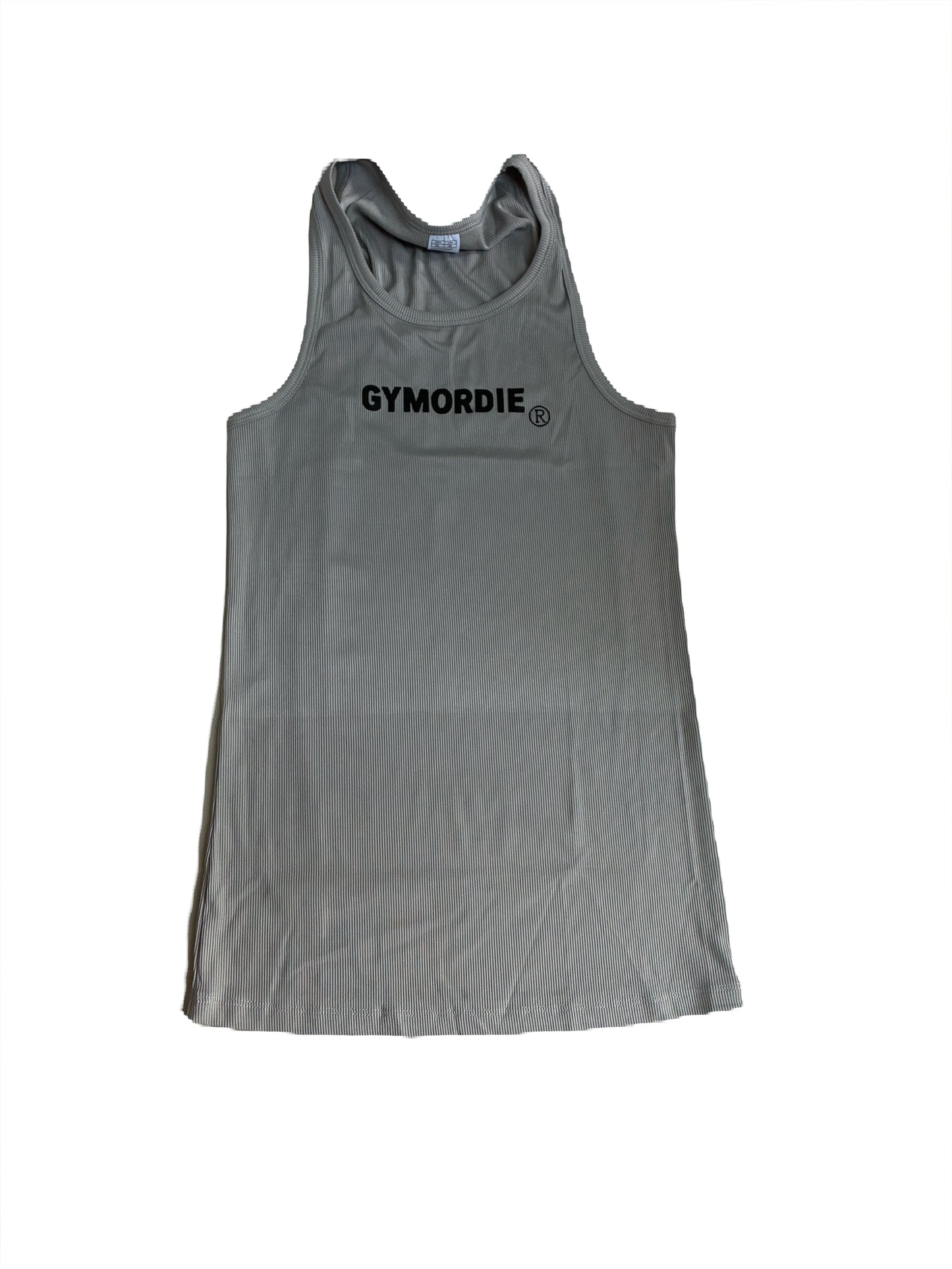 Men’s ribbed muscle fit stretch vest by GYMORDIE