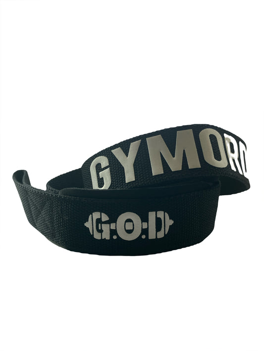 Lifting straps + silicone grip + wrist padding + Black + Red + Carry bag